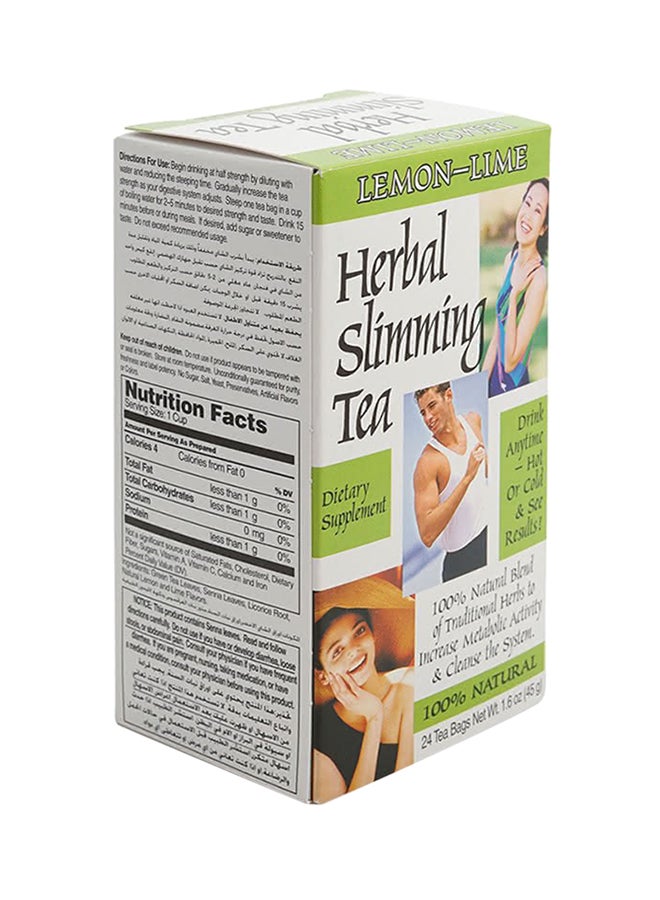 21st Century Lemon Lime Flavored Herbal Slimming Tea Bags - Image 3